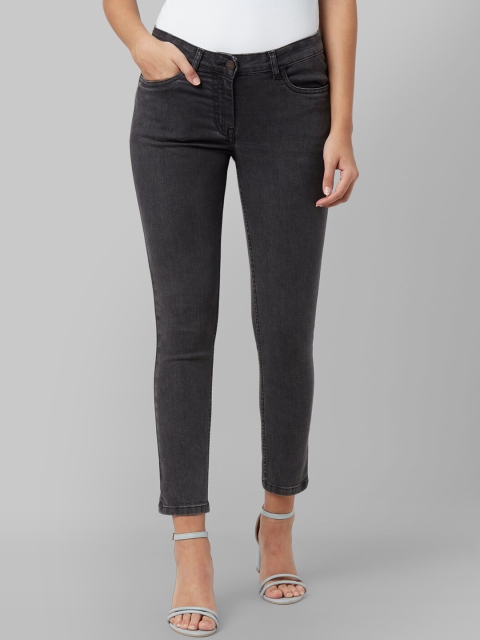 

Park Avenue Woman Women Black Regular Fit Mid-Rise Clean Look Jeans