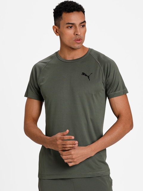 

Puma Men Green Slim Fit dryCELL Training T-Shirt