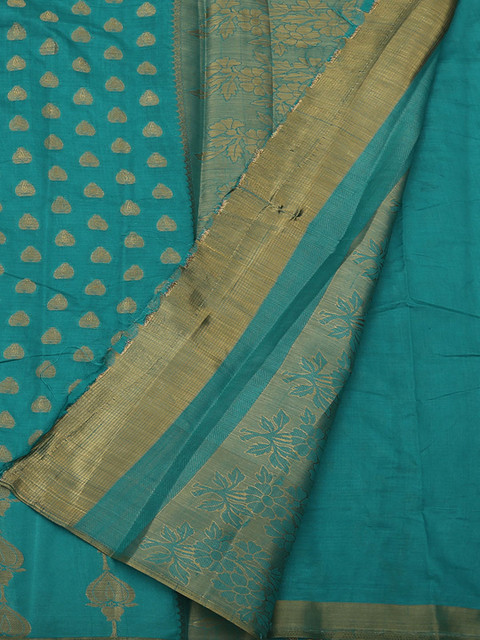 

Pothys Green Woven Design Jute Silk Woven Design Saree