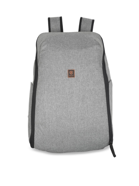 

Zwart Unisex Grey Solid Backpack