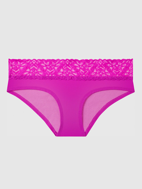 

La Senza Women Magenta Solid Remix Cotton Hipster Briefs 11152330-0TQA