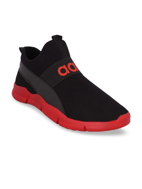 

aadi Men Black Mesh Running Shoes
