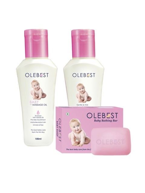 

OLEBEST Infants The Complete Baby Care Kit, Off white