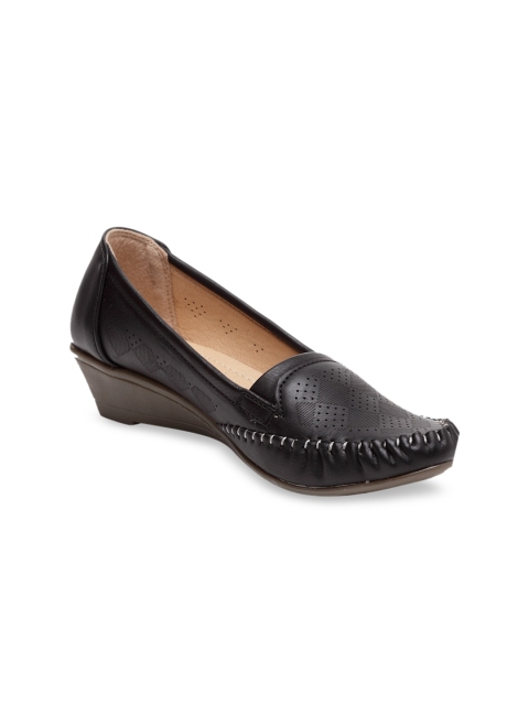 

Butterflies Women Black Solid Pumps