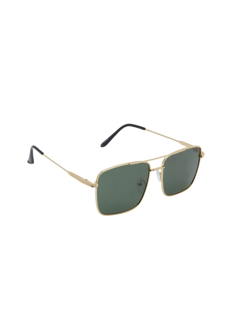 

VAST Unisex Square Polarised and UV Protected Lens Sunglasses POLO_79292_GOLD_GREEN
