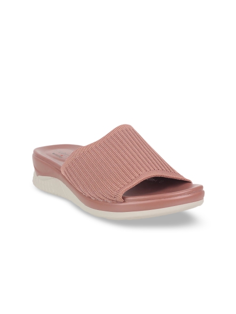 

STEPpings Women Pink Textured Sandals