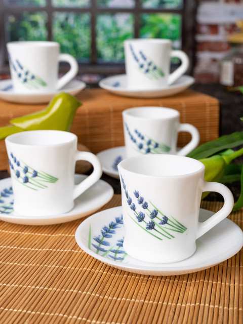 

LaOpala Fontana Cup Saucer (Set of 12pcs), White
