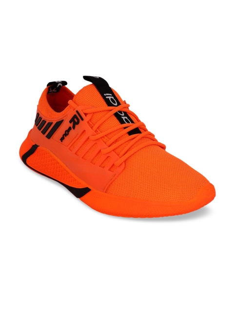 

aadi Men Orange & Black Running Shoes