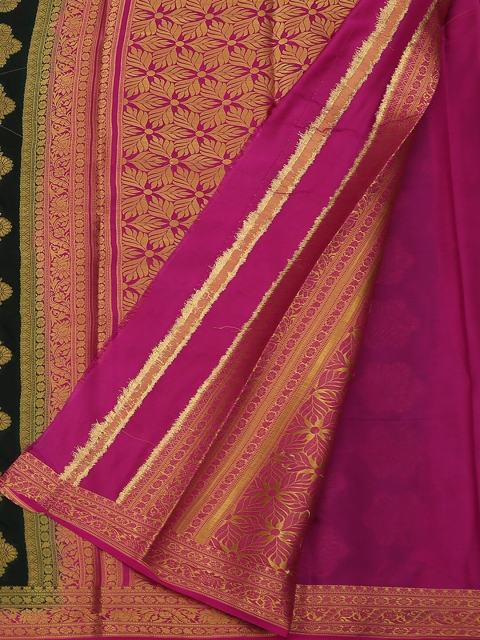 

Pothys Green Woven Design Poly Georgette Saree