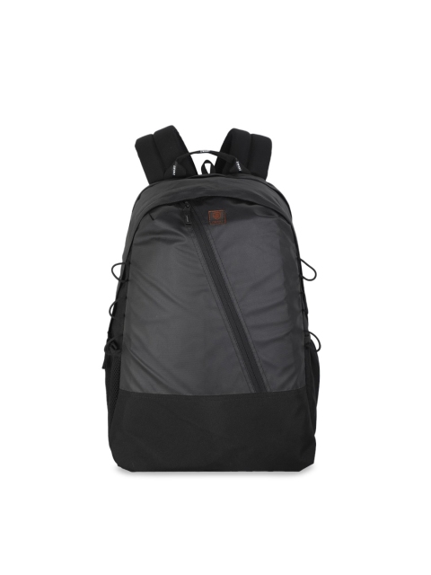 

Zwart Unisex Black Solid Laptop Backpack