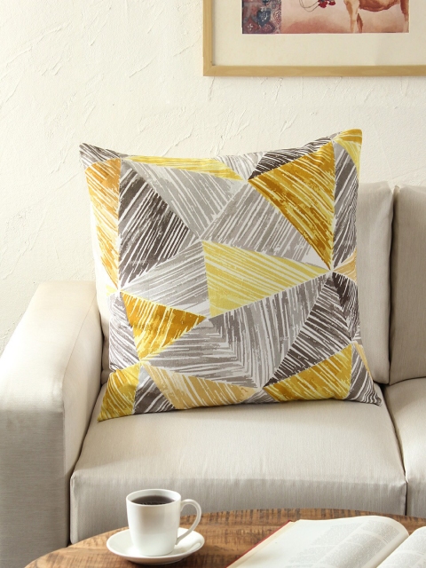

House This Multicoloured Single Abstract Square Cushion Covers, Multi