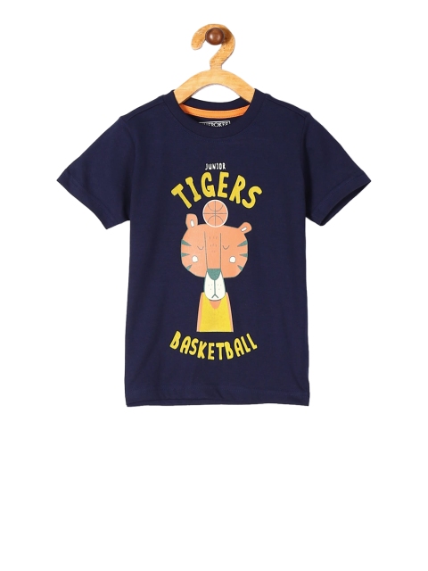 

Cherokee Boys Blue Printed Round Neck T-shirt