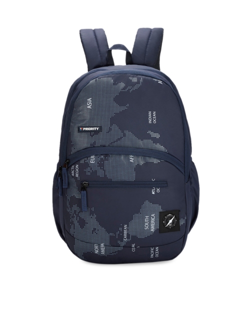 

Priority Unisex Navy Blue Backpack