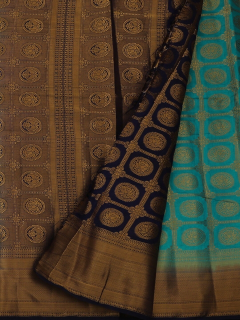 

Pothys Blue Woven Design Jute Silk Woven Design Saree