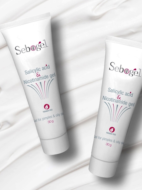 

Sebogel Unisex Pack Of 2 Salicylic Acid & Nicotinamide Gel 30 gm, Transparent