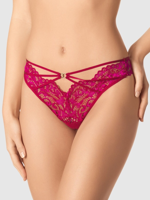

La Senza Women Pink Lace Thongs 11146207-74Q6