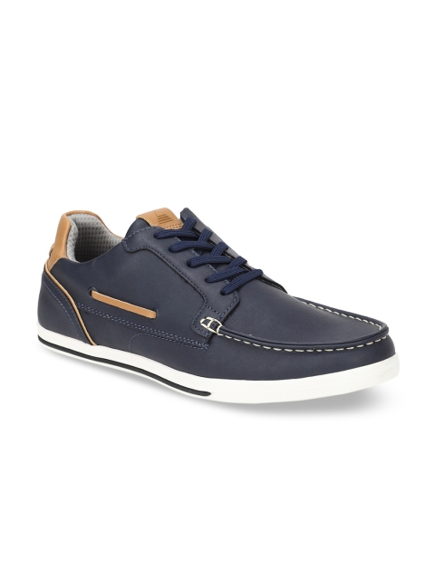 

ALDO Men Navy Blue Boat Shoes