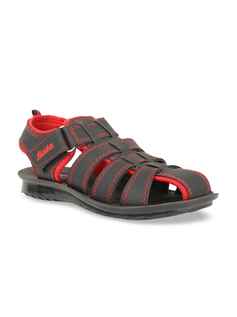 

Bubblegummers Boys Black Fisherman Sandals