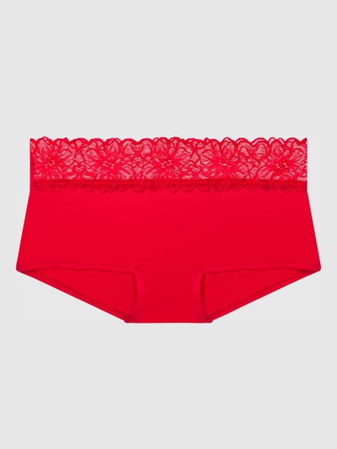 

La Senza Women Red Solid Boy Shorts 11158043-06OA