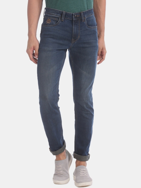 

U.S. Polo Assn. Men Blue Slim Fit Mid-Rise Clean Look Jeans