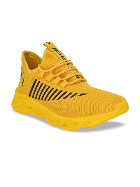 

aadi Men Yellow & Black Running Shoes