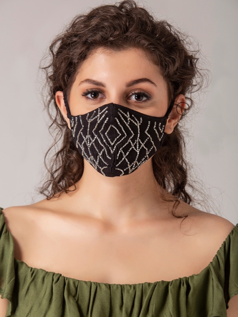 

DIVA WALK EXCLUSIVE Black Outdoor Protective Face Mask