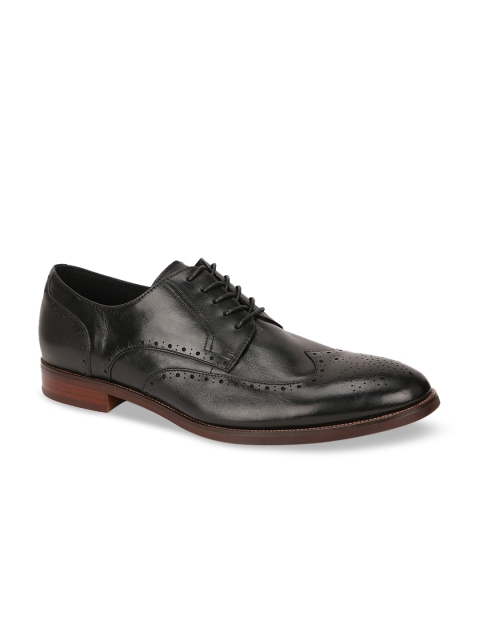 

ALDO Men Black Leather Brogue Shoes