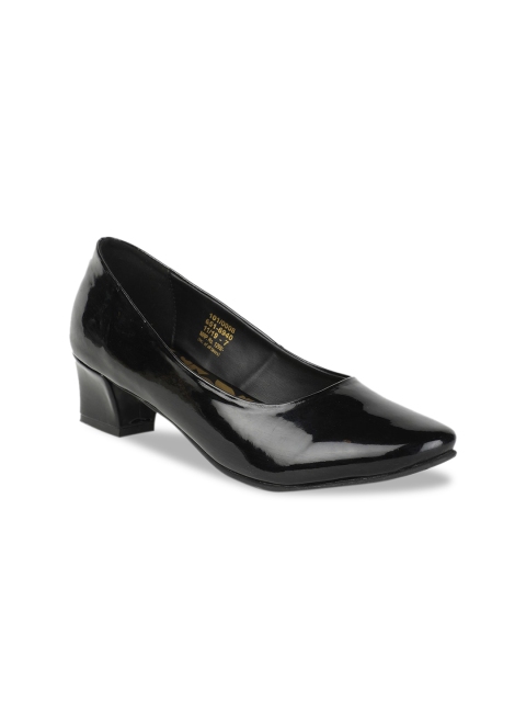 

Footin Women Black Solid Pumps
