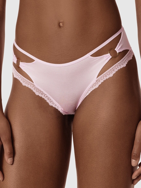 

La Senza Women Lavender Solid Bikini Briefs 11152294-24P8