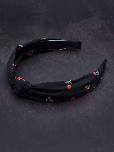 

Golden Peacock Black Lace Hairband
