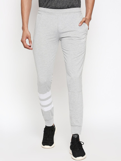 

FiTZ Men Grey Solid Bio-Wash Slim Fit Joggers