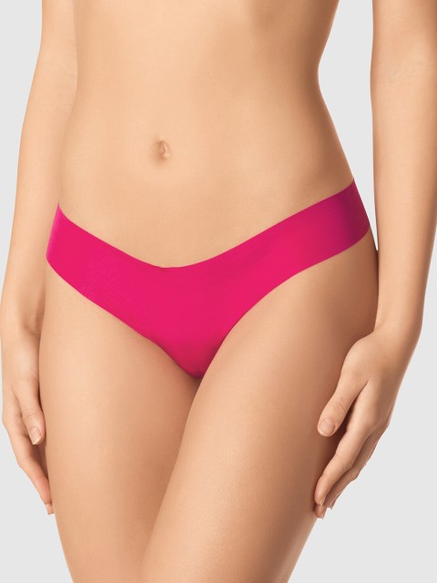 

La Senza Women Pink Solid Seamless Thongs 11052636-33WL