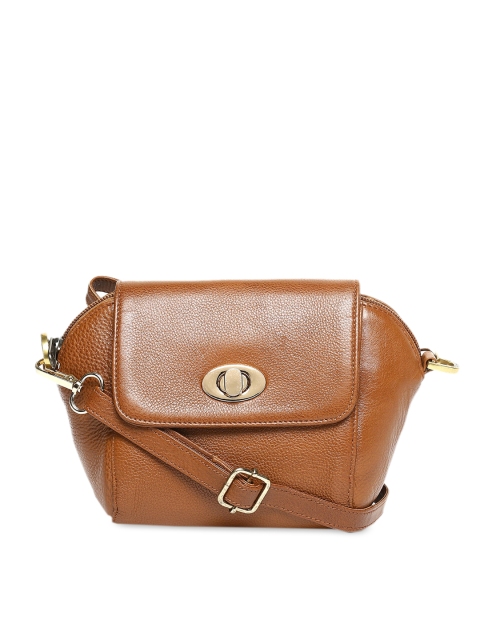 

EVER HYDE Tan Textured Sling Bag