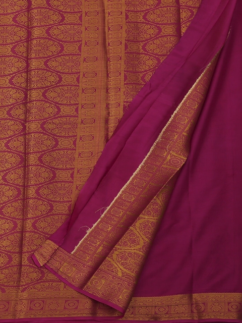 

Pothys Green & Pink Poly Georgette Woven Design Saree