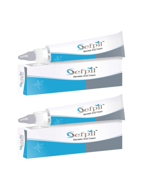 

Sefpil Pack of 2 Mandelic Acid Cream 30 gm each, White