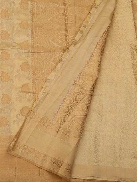 

Pothys Cream-Coloured Woven Design Jute Silk Woven Design Saree