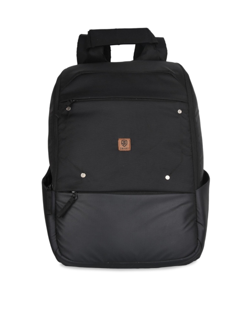 

Zwart Unisex Black Solid Backpack