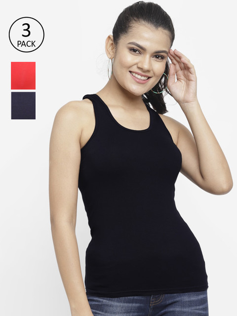 

N-Gal Women Black Solid Round Neck T-shirt