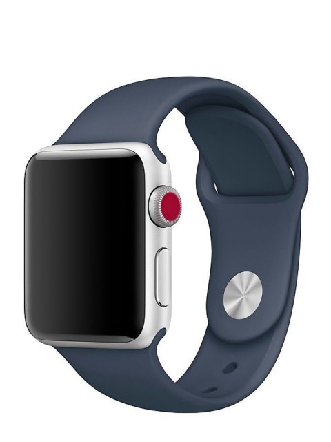 

TREEMODA Unisex Blue Apple Watch Silicone Strap