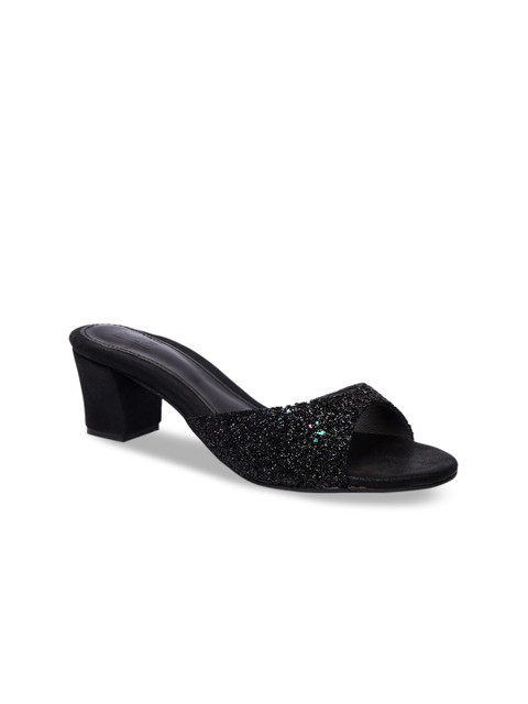 

Inc 5 Women Black Embellished Block Heels