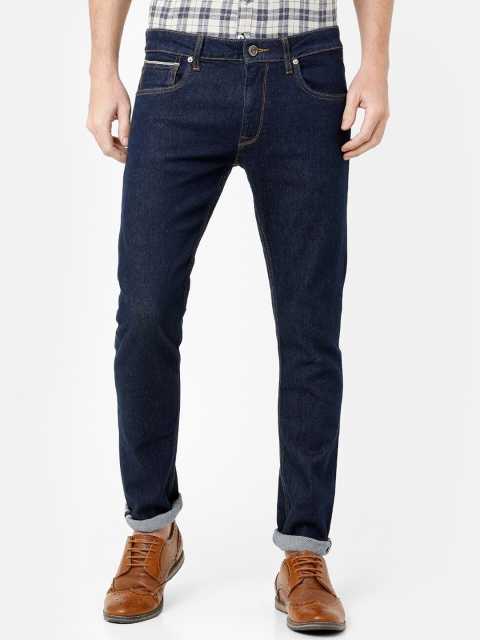 

Voi Jeans Men Navy Blue Skinny Fit Mid-Rise Clean Look Jeans