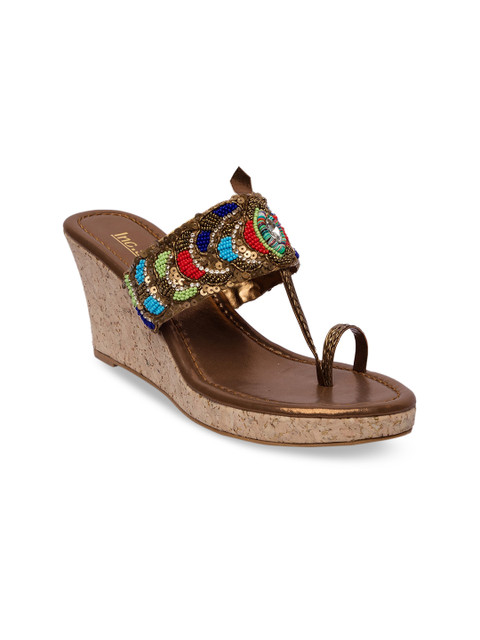 

Inc 5 Women Multicoloured Embellished Sandals, Multi