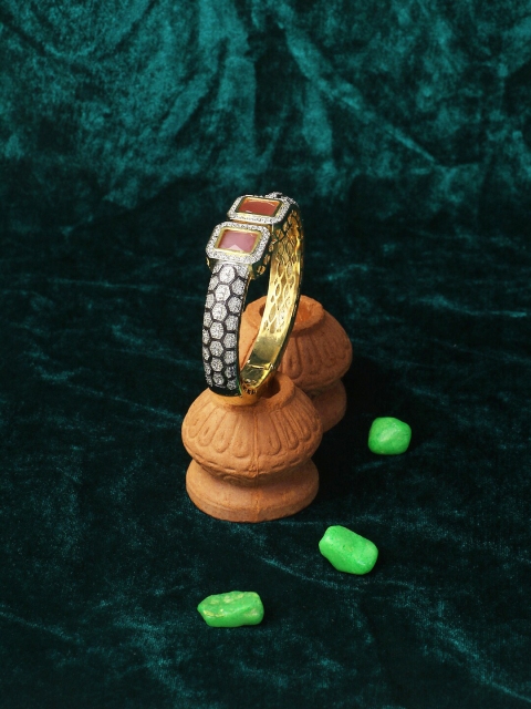 

Adwitiya Collection 24CT Gold-Plated Handcrafted Bracelet