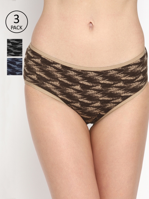 

Skidlers Women Pack of 3 Assorted Hipster Briefs SKD-BRIEF