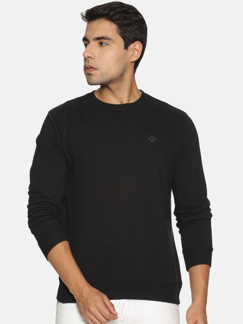 

T-Tog Men Black Solid Sweatshirt