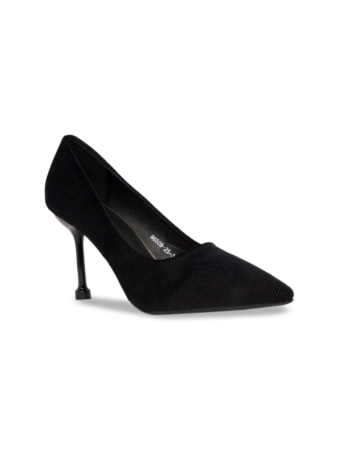Sole To Soul Women Black Solid Stilettos