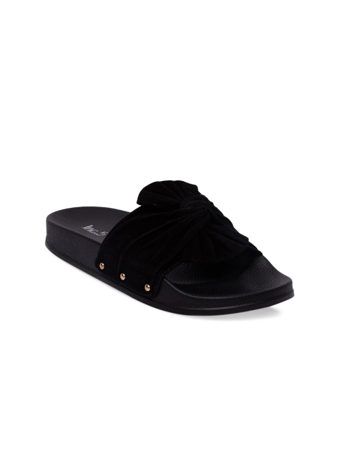 

Inc 5 Women Black Solid Open Toe Flats