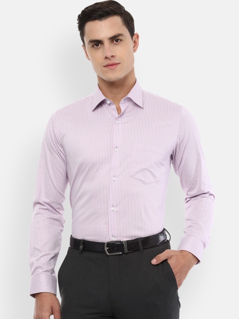 

Van Heusen Men Purple Slim Fit Striped Formal Shirt