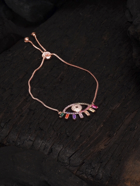 

DIVA WALK EXCLUSIVE Rose Gold-Plated Handcrafted Bangle-Style Bracelet
