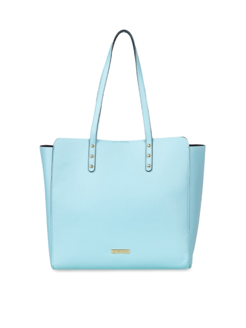 

THE GUSTO Blue Solid Shoulder Bag